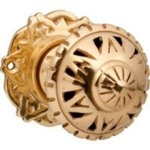 Tradco Filigree Mortice Door Knob on Round Rose - Customise to your needs - primehardware