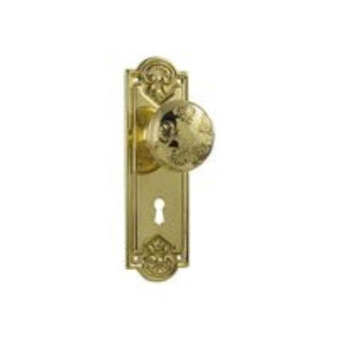 Tradco Nouveau Door Knob on Backplate - Customise to your needs - primehardware