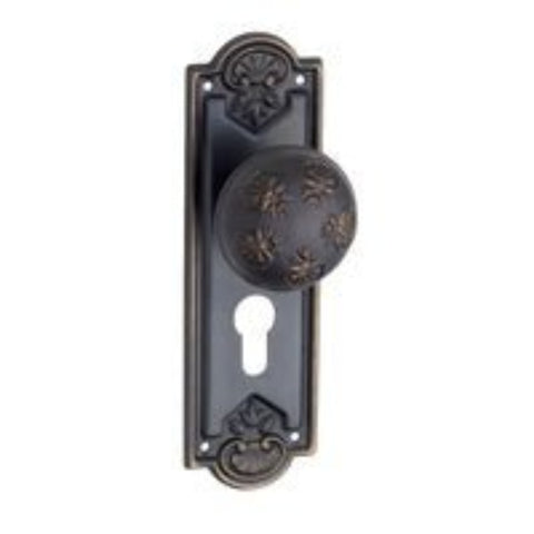 Tradco Nouveau Door Knob on Backplate - Customise to your needs - primehardware