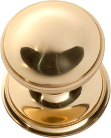 Tradco 1306PB Centre Door Knob Polished Brass 85mm