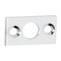 Tradco Barrel Bolt Flat Plate Keeper 7.5mm - Available In Various Finishes - primehardware