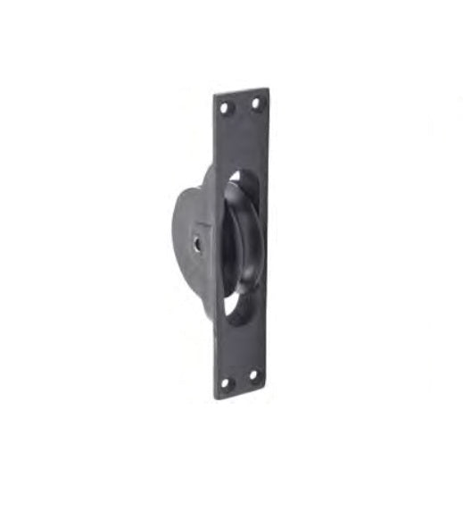TRADCO 1684 SASH PULLEY MATTE BLACK 25X125MM