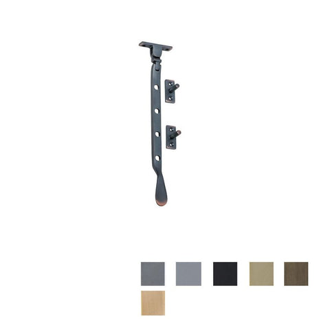 TRADCO BASE FIX CASEMENT STAY 200MM - AVAILABLE IN VARIOUS FINISHES - primehardware