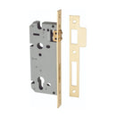IVER Euro Roller Mortice Lock | 45mm Backset - Brushed Gold PVD