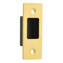 IVER Rectangular Sliding Door Edge Pull | 6 Finishes - Brushed Gold PVD