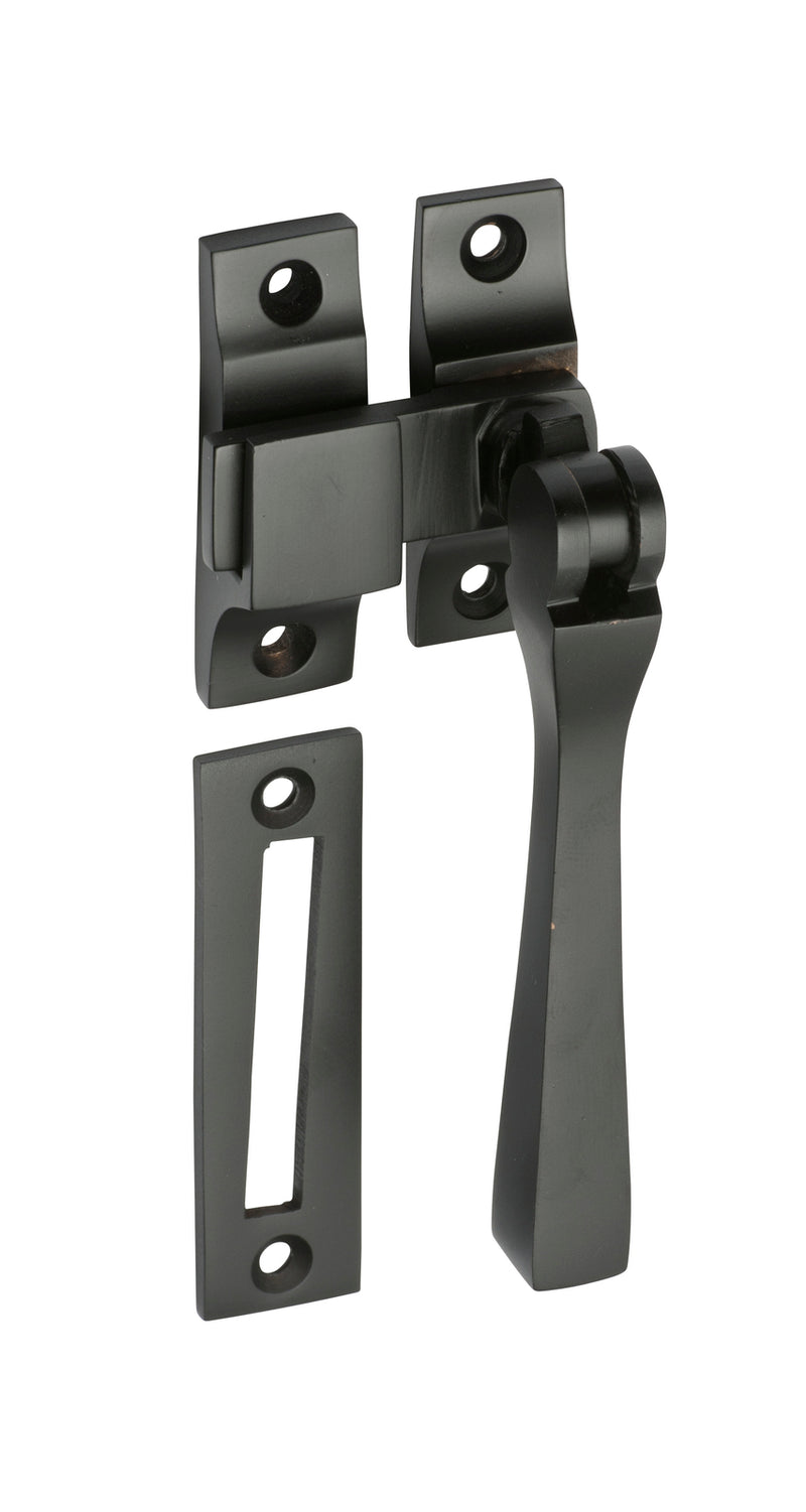 TRADCO 1823MB CASEMENT FASTENER SQUARE MATT BLACK
