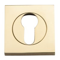 Iver Euro Escutcheon Square Concealed Fix Pair - primehardware