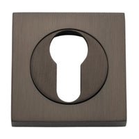 Iver Euro Escutcheon Square Concealed Fix Pair - primehardware