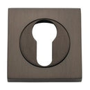 Iver Euro Escutcheon Square Concealed Fix Pair - primehardware