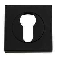 Iver Euro Escutcheon Square Concealed Fix Pair - primehardware