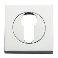Iver Euro Escutcheon Square Concealed Fix Pair - primehardware