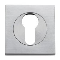 Iver Euro Escutcheon Square Concealed Fix Pair - primehardware