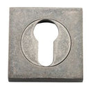 Iver Euro Escutcheon Square Concealed Fix Pair - primehardware