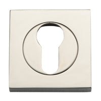 Iver Euro Escutcheon Square Concealed Fix Pair - primehardware