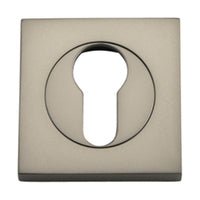 Iver Euro Escutcheon Square Concealed Fix Pair - primehardware