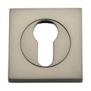 Iver Euro Escutcheon Square Concealed Fix Pair - primehardware