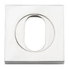 Iver Oval Escutcheon Square Concealed Fix Pair - primehardware