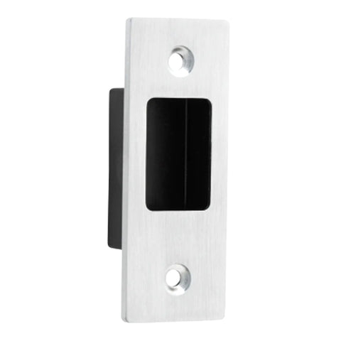 IVER Rectangular Sliding Door Edge Pull | 6 Finishes - Brushed Chrome