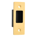IVER Rectangular Sliding Door Edge Pull | 6 Finishes - Brushed Brass