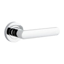 Iver Osaka Door Lever Handle On Round Rose - primehardware