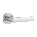 Iver Osaka Door Lever Handle On Round Rose - primehardware