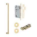 Iver Baltimore Pull Handle | 600mm Entrance Kit (Key/Thumb) - Polished Brass