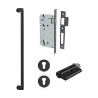 Iver Baltimore Pull Handle | 600mm Entrance Kit (Key/Key) - Matt Black