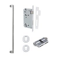 Iver Baltimore Pull Handle | 600mm Entrance Kit (Key/Key) - Polished Chrome