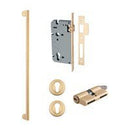 Iver Baltimore Pull Handle | 600mm Entrance Kit (Key/Key) - Brushed Brass