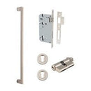 Iver Baltimore Pull Handle | 600mm Entrance Kit (Key/Key) - Satin Nickel