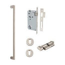 Iver Baltimore Pull Handle | 600mm Entrance Kit (Key/Thumb) - Satin Nickel