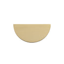 IVER Osaka Half Moon Drawer Cabinet Pull Handle - Brushed Gold PVD