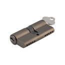 IVER Euro Cylinder Dual Function 5 Pin 65mm | 10 Finishes - Antique Brass