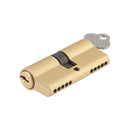 IVER Euro Cylinder Dual Function 5 Pin 65mm | 10 Finishes - Satin Brass