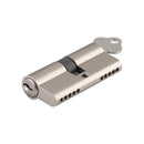 IVER Euro Cylinder Dual Function 5 Pin 65mm | 10 Finishes - Satin Nickel