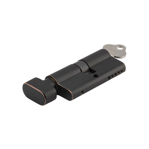 IVER Euro Cylinder Key/Thumb 5 Pin 65mm | 11 Finishes - Antique Copper