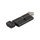 IVER Euro Cylinder Key/Thumb 5 Pin 65mm | 11 Finishes - Antique Copper