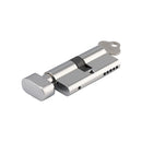 IVER Euro Cylinder Key/Thumb 5 Pin 65mm | 11 Finishes - Polished Chrome