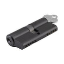 IVER Euro Cylinder Dual Function Door Lock 5 Pin | 4 Finishes - Matt Black