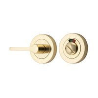 IVER Accessibility Privacy Turn With Indicator | Round - Polished Brass