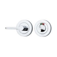IVER Accessibility Privacy Turn With Indicator | Round - Polished Chrome