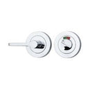 IVER Accessibility Privacy Turn With Indicator | Round - Polished Chrome