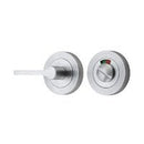 IVER Accessibility Privacy Turn With Indicator | Round - Brushed Chrome