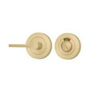 IVER Accessibility Privacy Turn With Indicator | Round - Brushed Brass