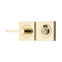 IVER Accessibility Privacy Turn With Indicator | Square - Polished Brass