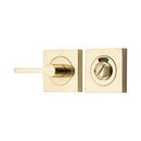 IVER Accessibility Privacy Turn With Indicator | Square - Polished Brass