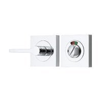 IVER Accessibility Privacy Turn With Indicator | Square - Polished Chrome