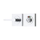IVER Accessibility Privacy Turn With Indicator | Square - Polished Chrome
