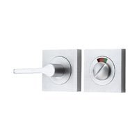 IVER Accessibility Privacy Turn With Indicator | Square - Brushed Chrome