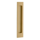 IVER Rectangular Flush Pull Concealed Fix | 6 Finishes - Brushed Brass